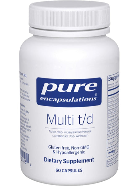 Pure Encapsulations, Multi T/D, 60 caps