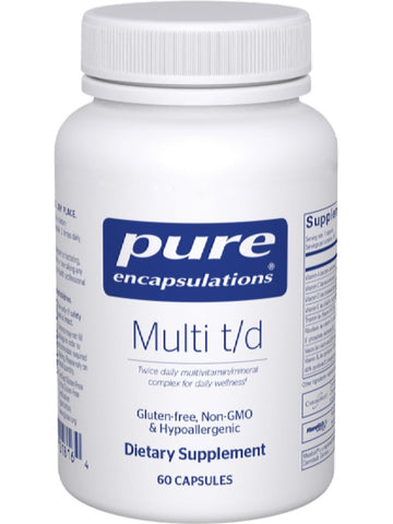 Pure Encapsulations, Multi T/D, 60 caps