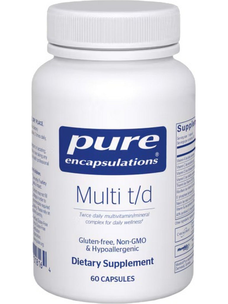Pure Encapsulations, Multi T/D, 60 caps
