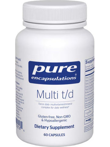 Pure Encapsulations, Multi T/D, 60 caps