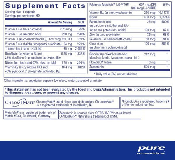Pure Encapsulations, Multi T/D, 60 caps