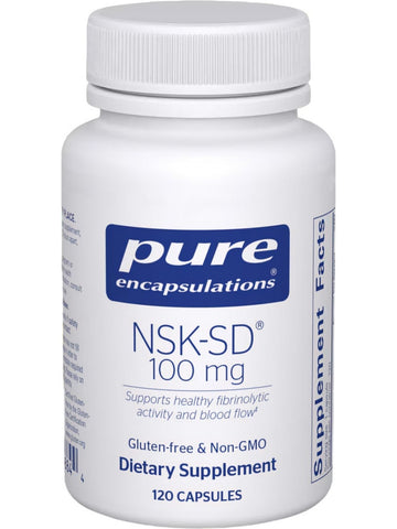 Pure Encapsulations, NSK-SD (Nattokinase), 100 mg, 120 vcaps