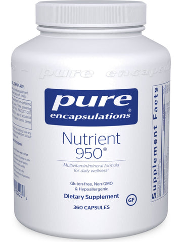 Pure Encapsulations, Nutrient 950, 360 vcaps
