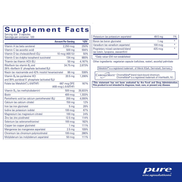 Pure Encapsulations, Nutrient 950, 360 Capsules