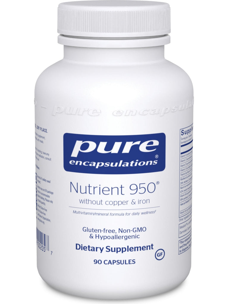 Pure Encapsulations, Nutrient 950 w/o Cu & Fe, 90 vcaps