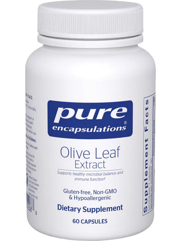Pure Encapsulations, Olive Leaf extract, 500 mg, 60 vcaps