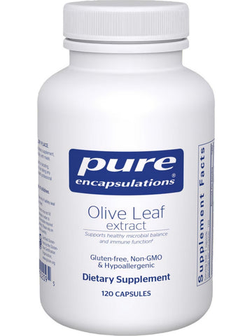 Pure Encapsulations, Olive Leaf extract, 120 vcaps