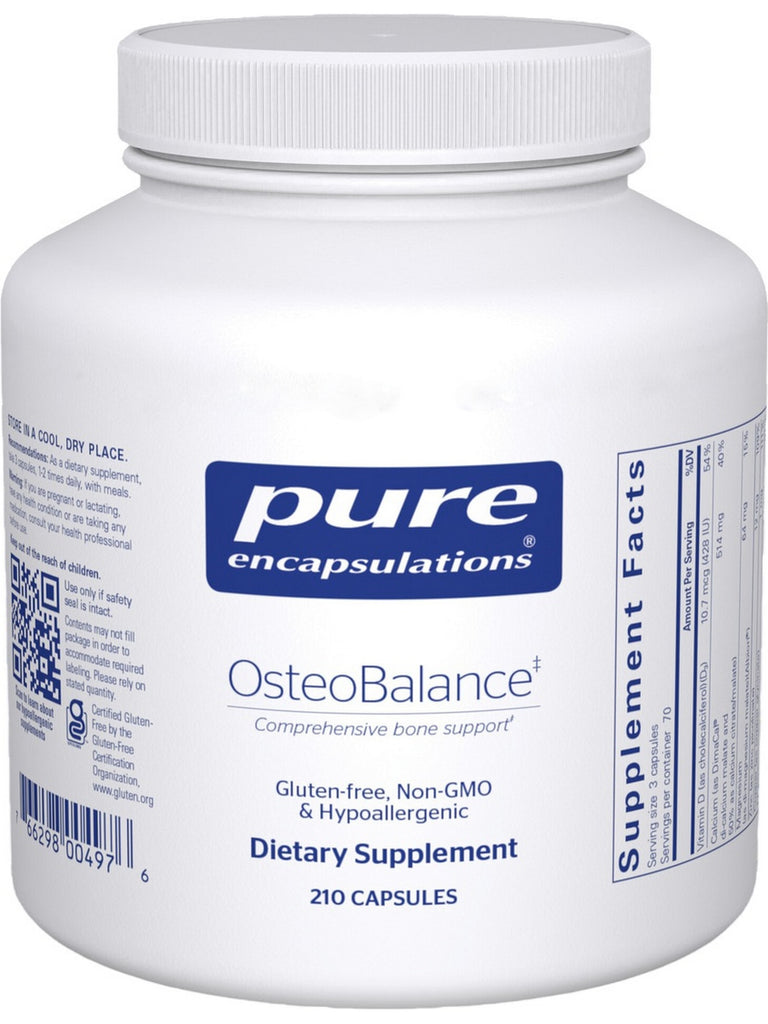 Pure Encapsulations, OsteoBalance, 210 vcaps