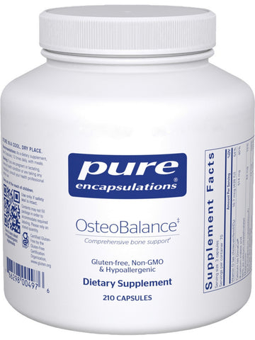 Pure Encapsulations, OsteoBalance, 210 vcaps