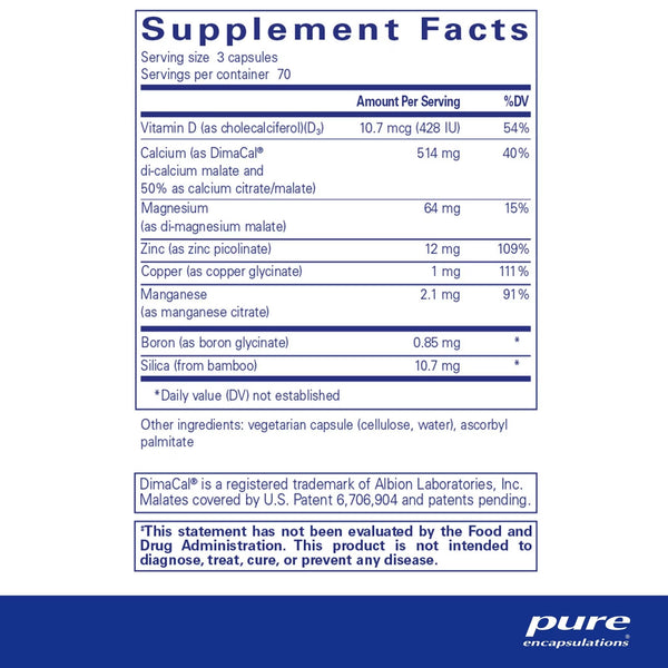 Pure Encapsulations, OsteoBalance, 210 Capsules