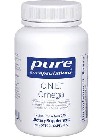 Pure Encapsulations, ONE Omega, 60 Softgel Capsules