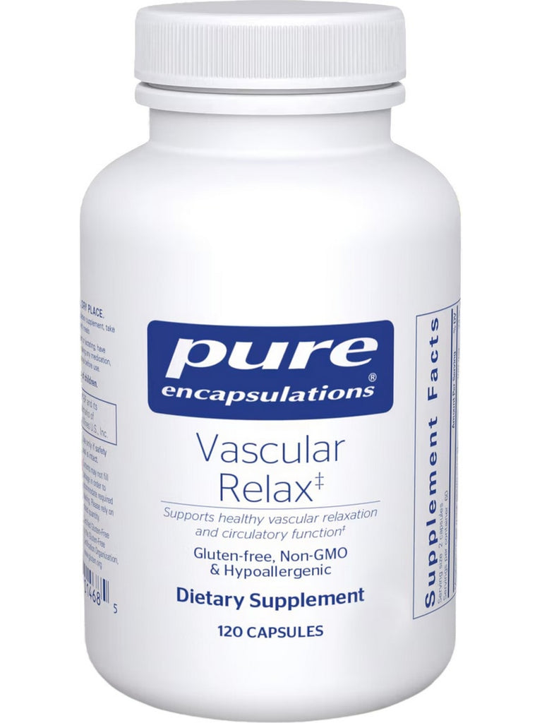 Pure Encapsulations, Vascular Relax, 120 caps