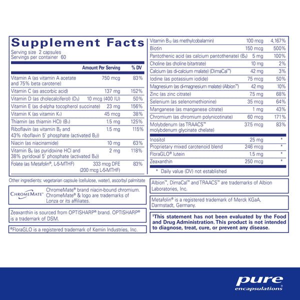 Pure Encapsulations, Junior Nutrients, 120 Capsules