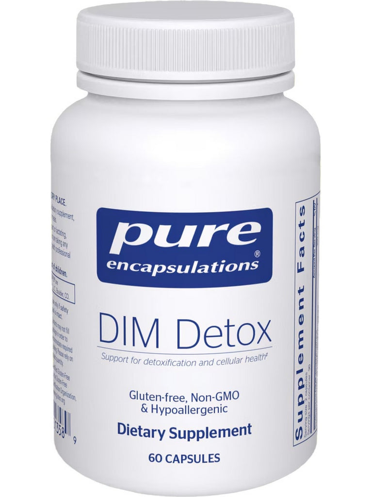 Pure Encapsulations, DIM Detox, 60 vcaps