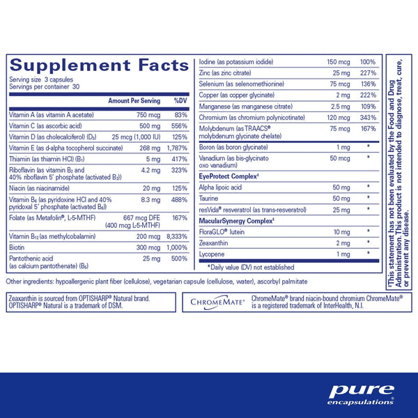 Pure Encapsulations, VisionPro Nutrients, 90 Capsules