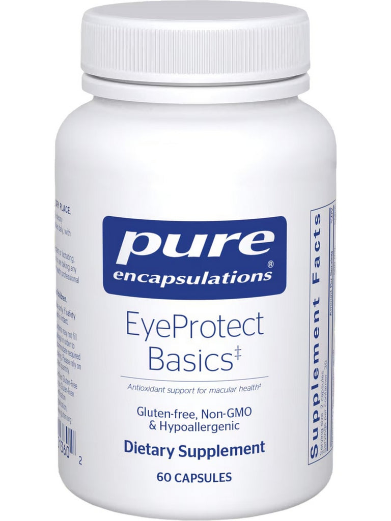 Pure Encapsulations, EyeProtect Basics, 60 vcaps