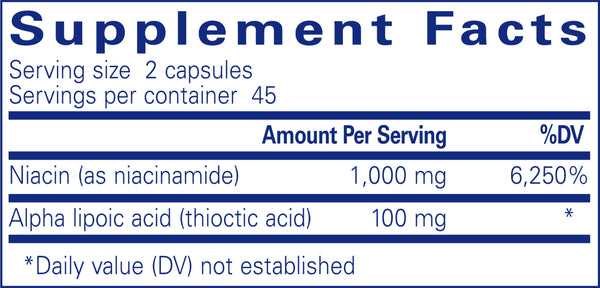 Pure Encapsulations, Niacinamide, 90 vcaps