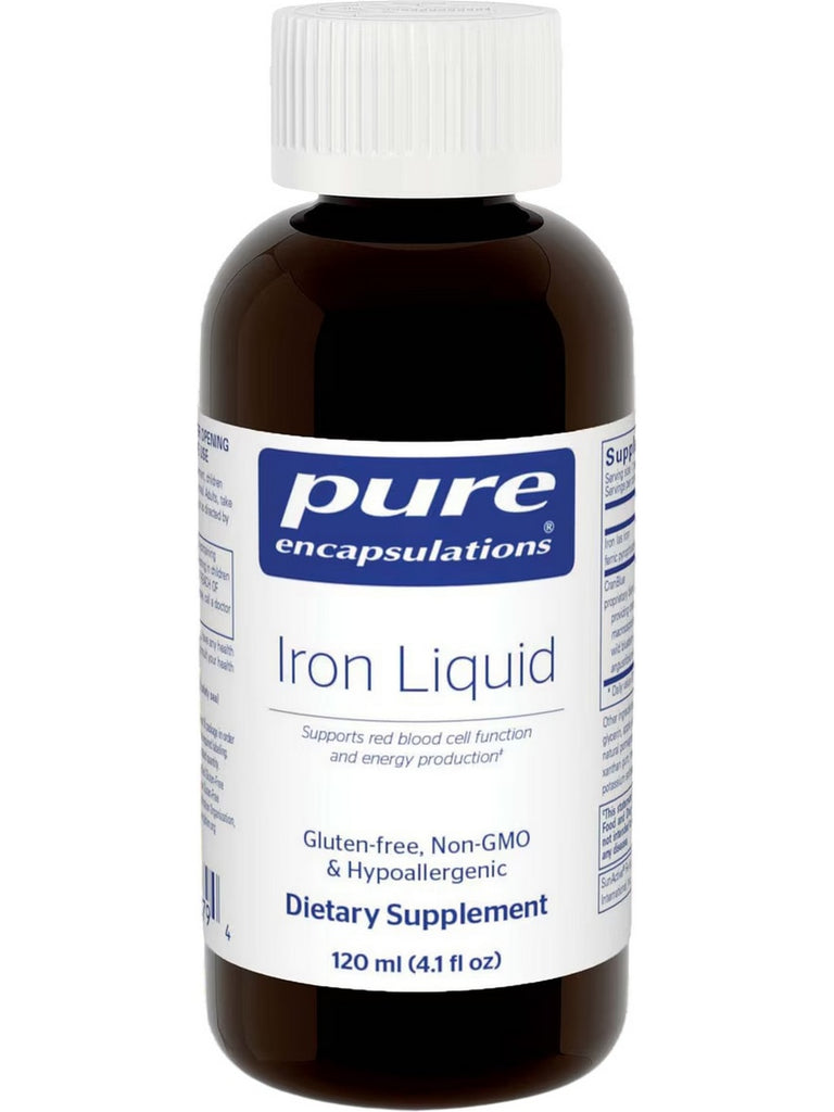 Pure Encapsulations, Iron Liquid, 120 ml