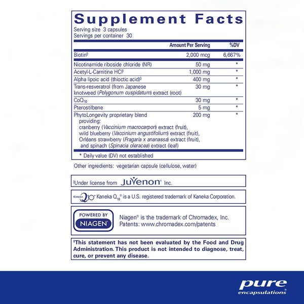 Pure Encapsulations, RevitalAge Ultra, 90 Capsules