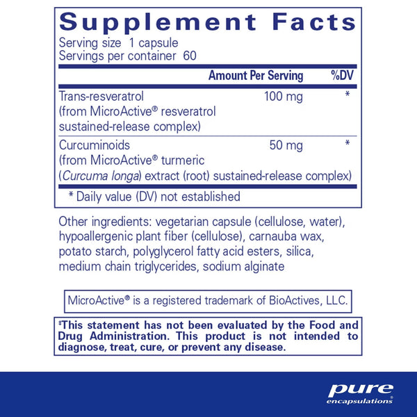 Pure Encapsulations, ResCu-SR, 60 Capsules