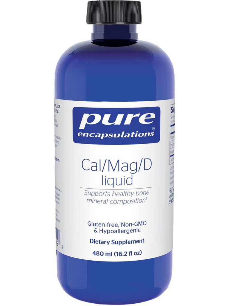 Pure Encapsulations, Cal/Mag/D liquid, 480 ml