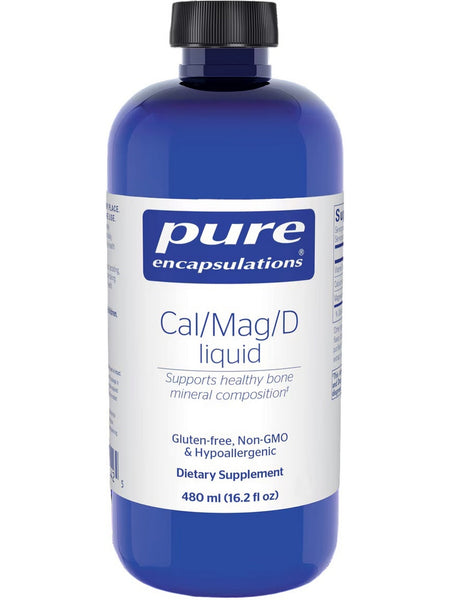 Pure Encapsulations, Cal/Mag/D liquid, 480 ml
