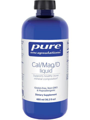 Pure Encapsulations, Cal/Mag/D liquid, 480 ml
