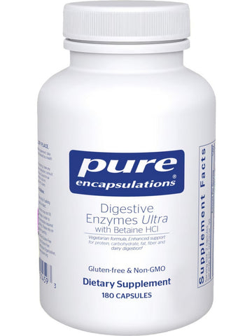Pure Encapsulations, Digestive Enzymes Ultra w/ HCl, 180 caps