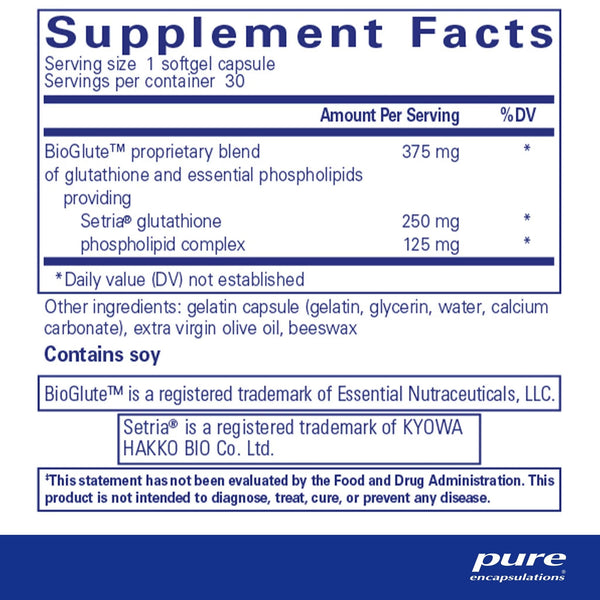 Pure Encapsulations, Liposomal Glutathione, 30 Softgel Capsules