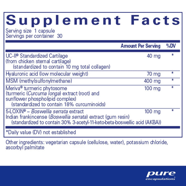 Pure Encapsulations, Joint Complex (Single Dose), 30 Capsules