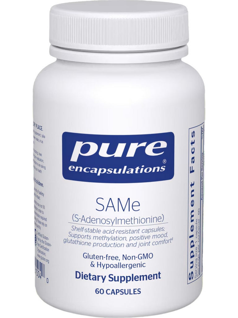 Pure Encapsulations, SAMe (S-Adenosylmethionine), 60 Capsules