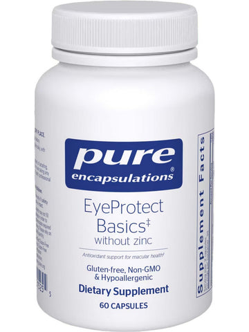 Pure Encapsulations, EyeProtect Basics (without zinc), 60 caps