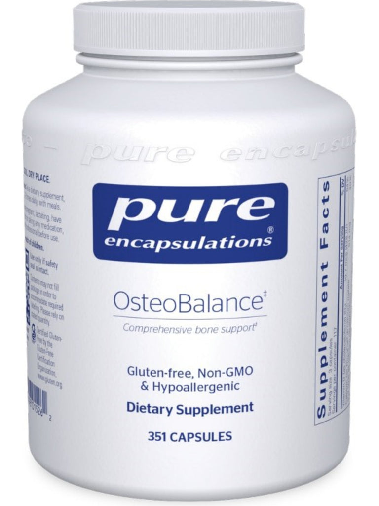 Pure Encapsulations, OsteoBalance, 351 Capsules