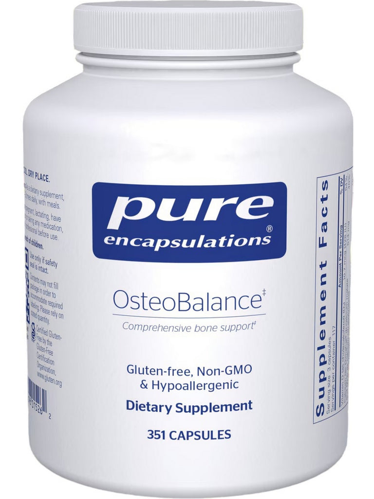 Pure Encapsulations, OsteoBalance, 351 Capsules