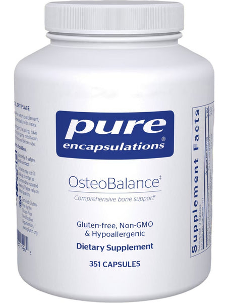 Pure Encapsulations, OsteoBalance, 351 Capsules