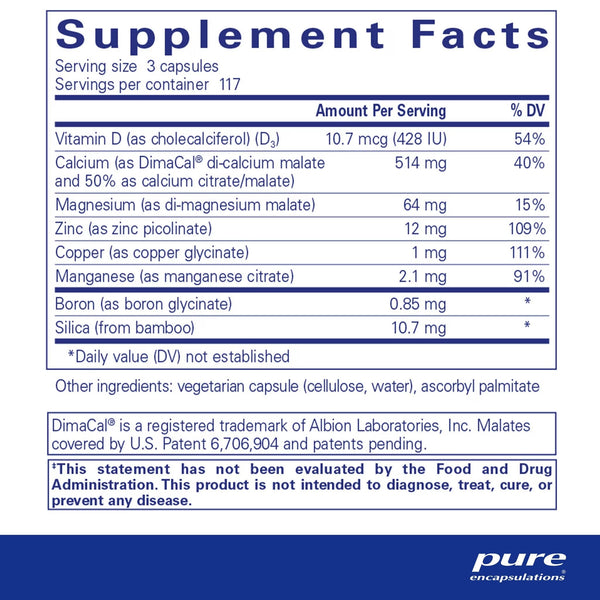 Pure Encapsulations, OsteoBalance, 351 Capsules
