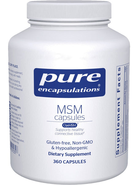 Pure Encapsulations, MSM, 360 Capsules