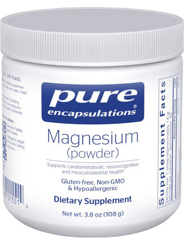 Pure Encapsulations, Magnesium (powder), 107 g