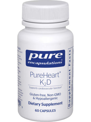 Pure Encapsulations, PureHeart K2D, 60 caps
