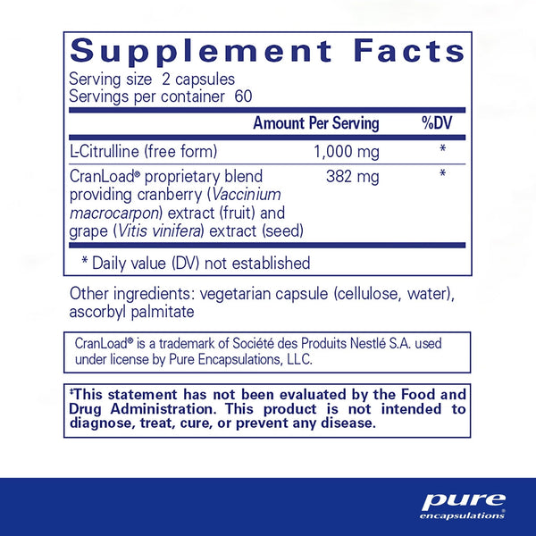 Pure Encapsulations, Nitric Oxide Ultra, 120 Capsules