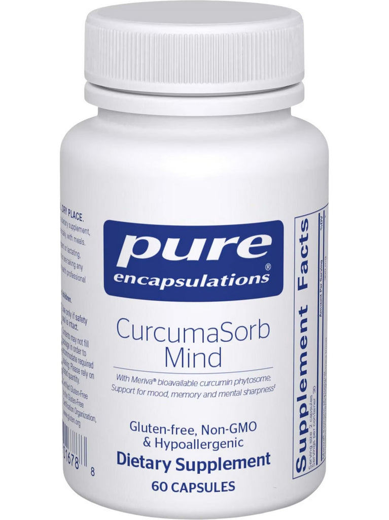 Pure Encapsulations, CurcumaSorb Mind, 60 Capsules
