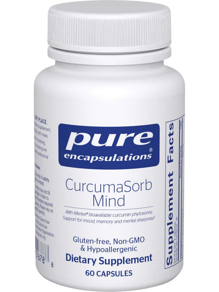Pure Encapsulations, CurcumaSorb Mind, 60 Capsules