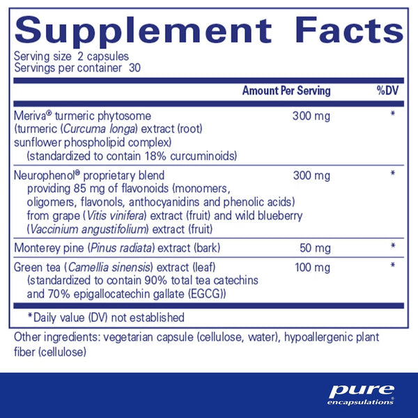 Pure Encapsulations, CurcumaSorb Mind, 60 Capsules