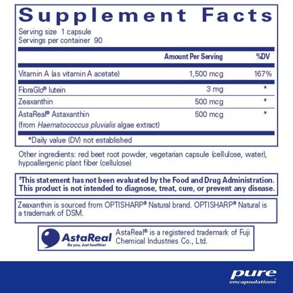 Pure Encapsulations, Vitamin A + Carotenoids, 90 Capsules