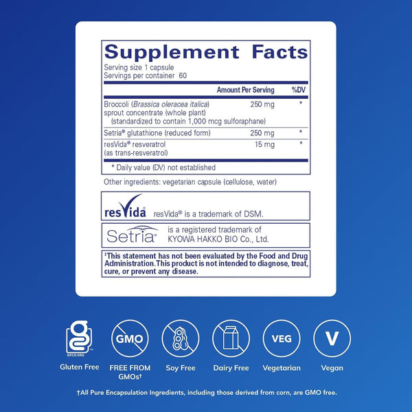 Pure Encapsulations, Nrf2 Detox, 60 Capsules