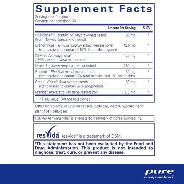 Pure Encapsulations, MenoVive, 60 Capsules