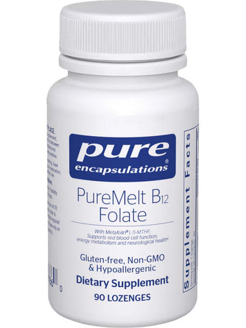 Pure Encapsulations, PureMelt B12 Folate, 90 Lozenges