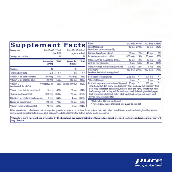 Pure Encapsulations, LiquiNutrients, 230 ml