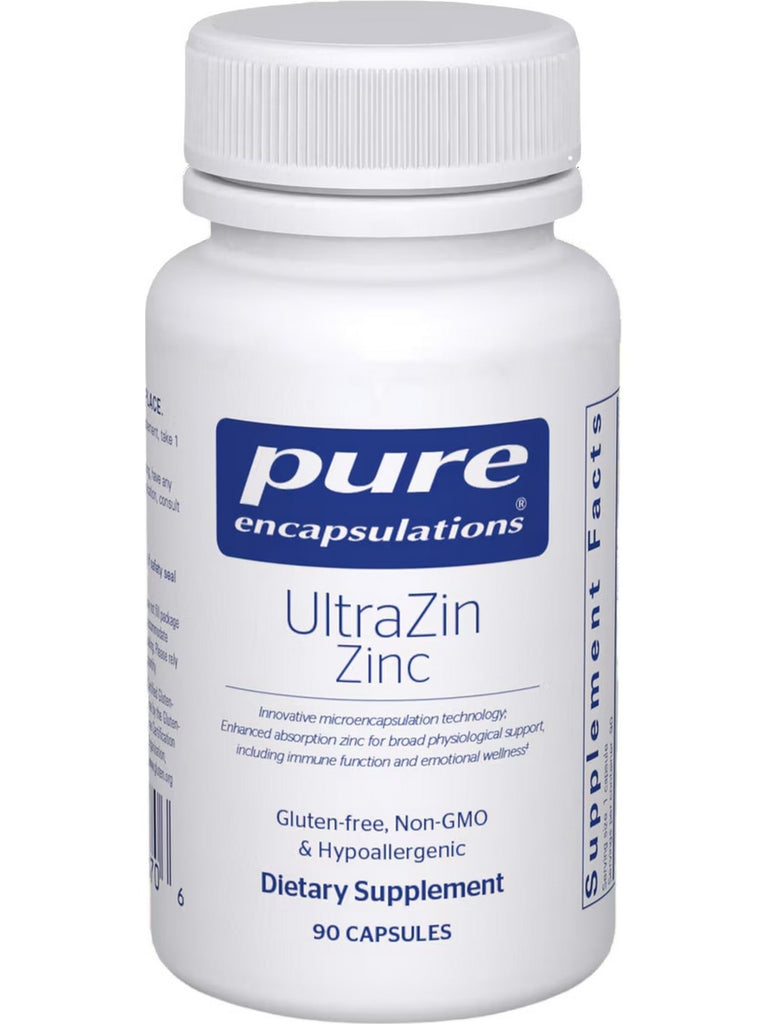 Pure Encapsulations, UltraZin Zinc, 90 Capsules