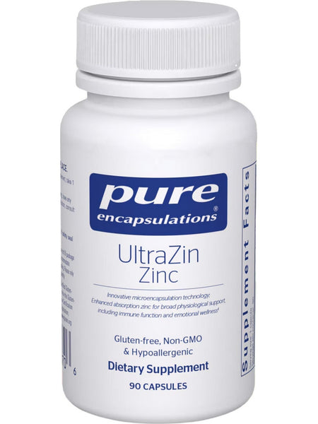 Pure Encapsulations, UltraZin Zinc, 90 Capsules